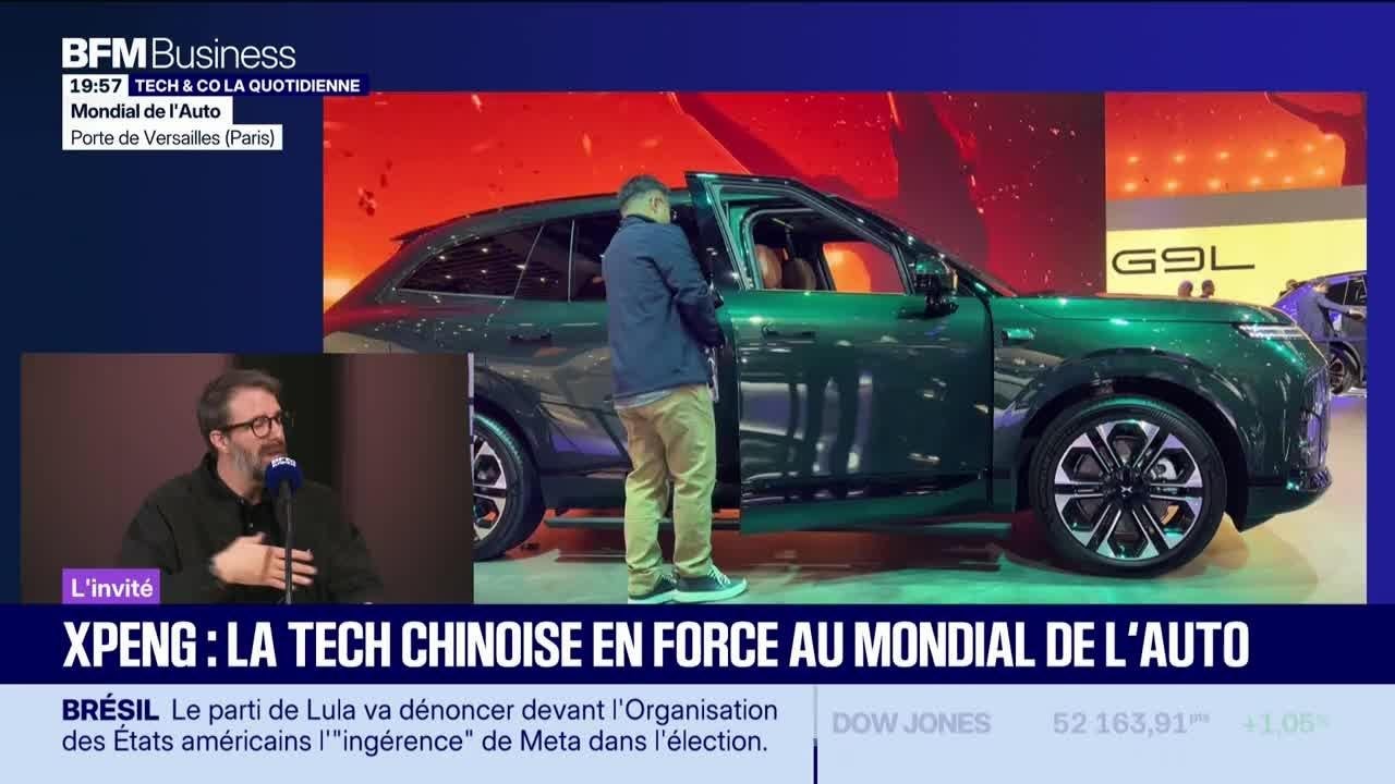 XPENG France marketing director discusses Chinese tech at Paris auto show
