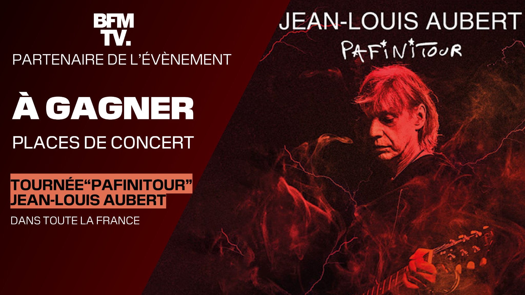 A gagner: vos places pour une date de concert de Jean-Louis Aubert