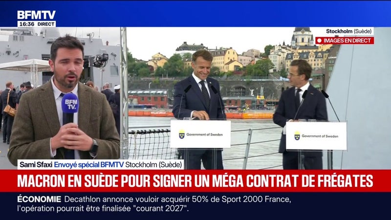 La Suède signe un contrat de 4,3 milliards d'euros pour l'acquisition de quatre frégates françaises