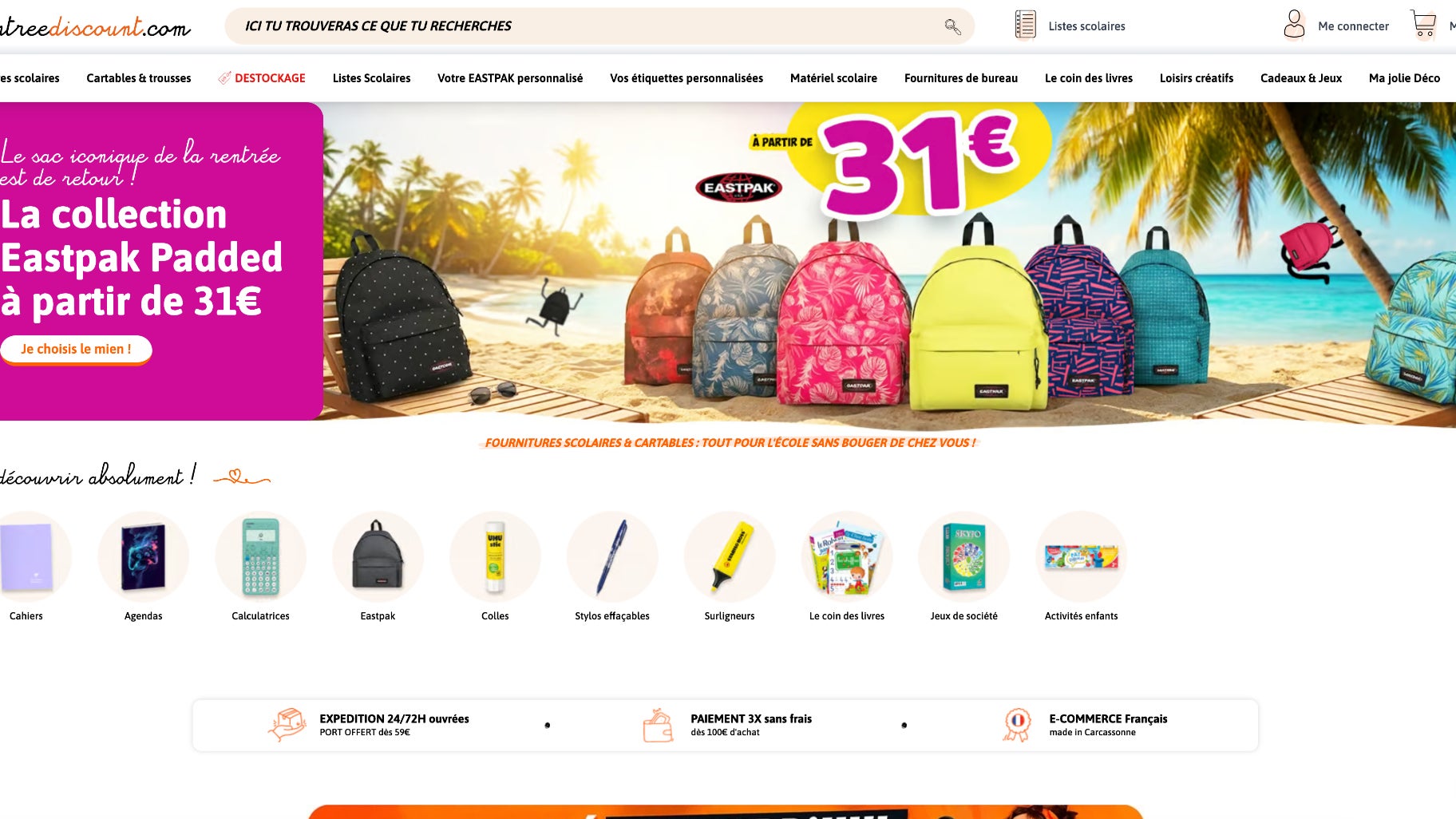 Rentrée Discount