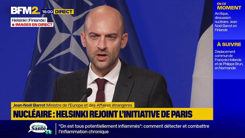 Frappe russe sur un train ukrainien: "Rien ne peut nous intimider", affirme Jean-Noël Barrot
