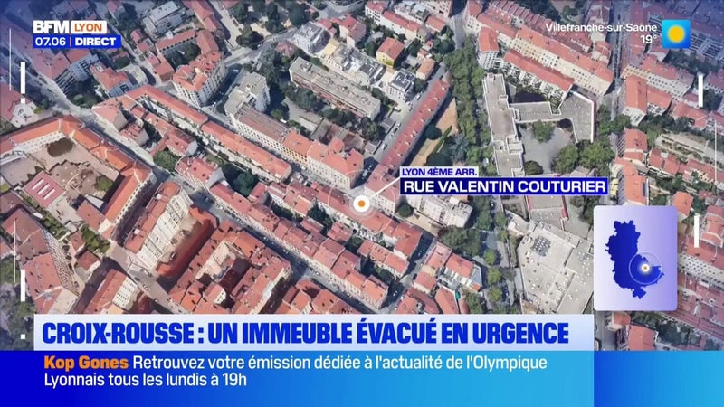 Croix-Rousse : un immeuble évacué en urgence
