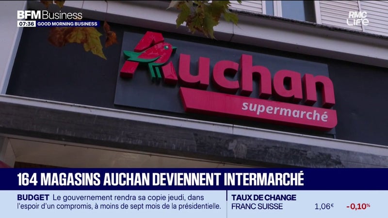 Auchan : 164 supermarchés vont devenir Intermarché
