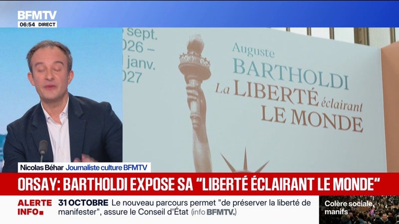 Une exposition consacrée à la Statue de la Liberté d’Auguste Bartholdi au musée d’Orsay