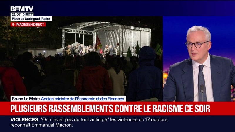 Mobilisations en France: "On privilégie, depuis des décennies, les plus âgés au détriment des plus jeunes", pointe Bruno Le Maire, ancien ministre de l'Économie