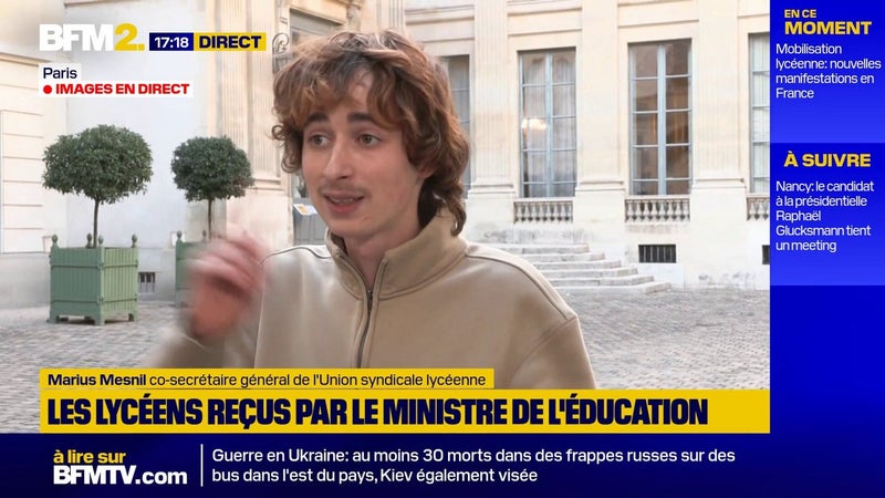L'Union syndicale lycéenne demande "10 milliards d'euros" au gouvernement
