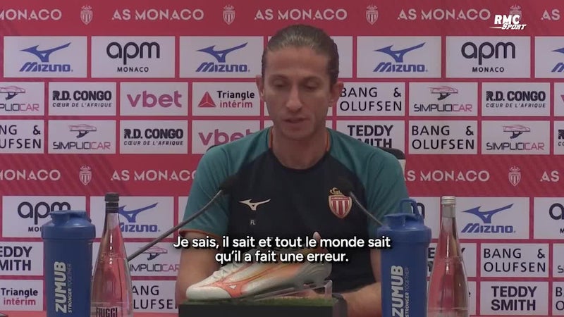 Monaco : "Il est très jeune", Filipe Luis prend la défense de Brunner après sa célébration polémique