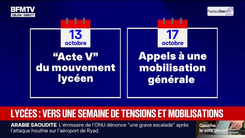 Colère des lycéens: vers une semaine de mobilisations