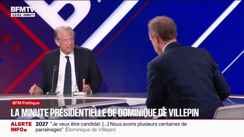 Premier appel, premier déplacement... La "minute présidentielle" de Dominique de Villepin