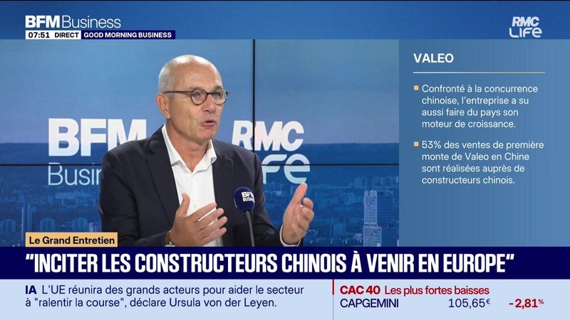 Christophe Périllat (Valeo) : Auto, Valeo face à la concurrence chinoise - 17/09