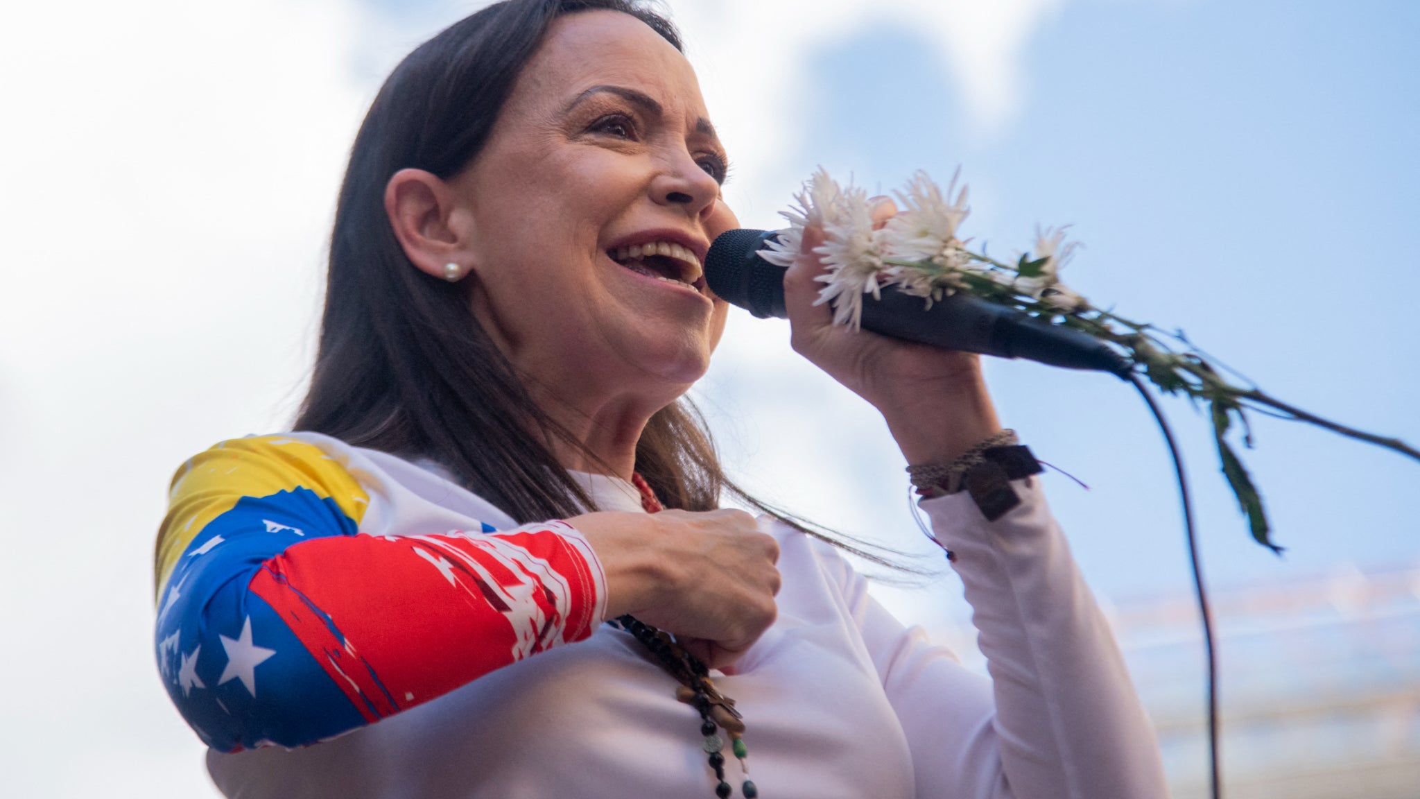 Venezuela: Maria Corina Machado, cheffe de l'opposition et prix Nobel de la paix, de retour dans le pays