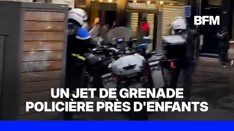Une enquête ouverte à Rouen après un jet de grenade policière près d'enfants
