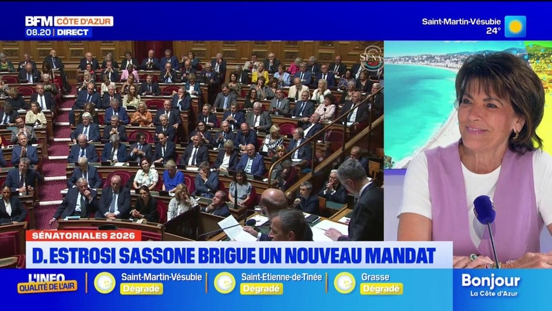 Sénatoriales 2026 : Dominique Estrosi Sassone  s'exprime sur sa candidature