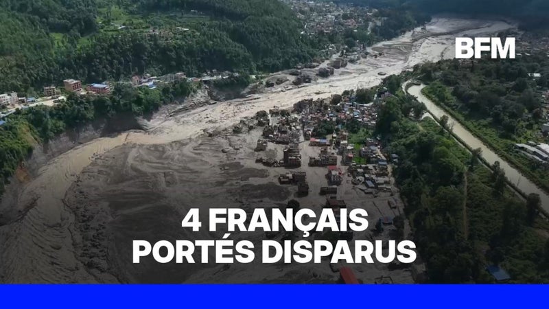 Népal: quatre Français portés disparus dans les inondations