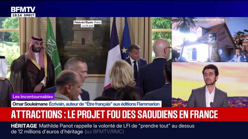 Attractions financées par les Saoudiens en France: "Est-ce qu'il y aura une empreinte française" dans ce projet ?, se demande Omar Souleimane, écrivain