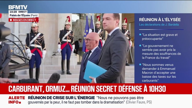 Réunion à l'Élysée: "Nous espérons que ce ne soit pas une énième opération de communication", déclare Éric Ciotti (UDR)