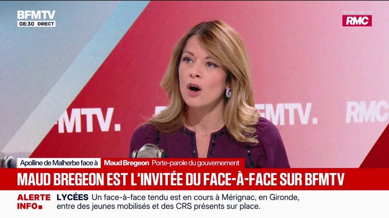 Stock stratégique libéré: “Une baisse de prix sur le diesel entre 12 et 18 centimes par litre”, avance Maud Bregeon, porte-parole du gouvernement
