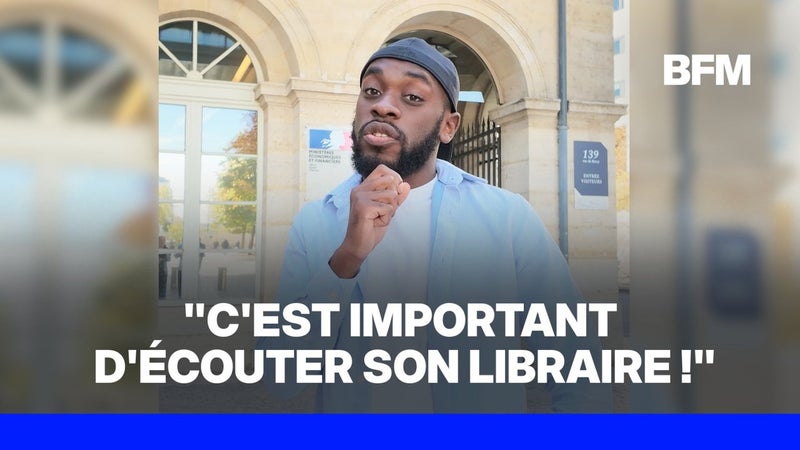 Le créateur de contenu Paul-Denis, alias "Endirect2labibliothèque", a rencotré le ministre Serge Papin pour échanger sur l'avenir des librairies