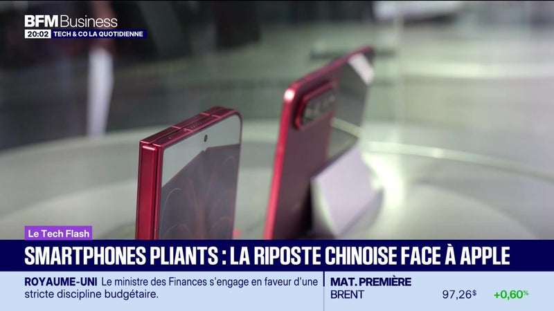 Le Tech Flash : Smartphones pliants, la riposte chinoise face à Apple par Léa Benaim - 07/09
