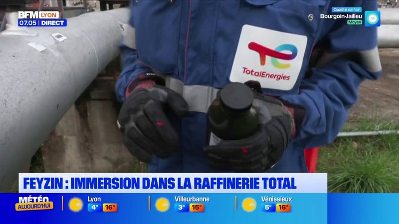 Feyzin : immersion dans la raffinerie Total