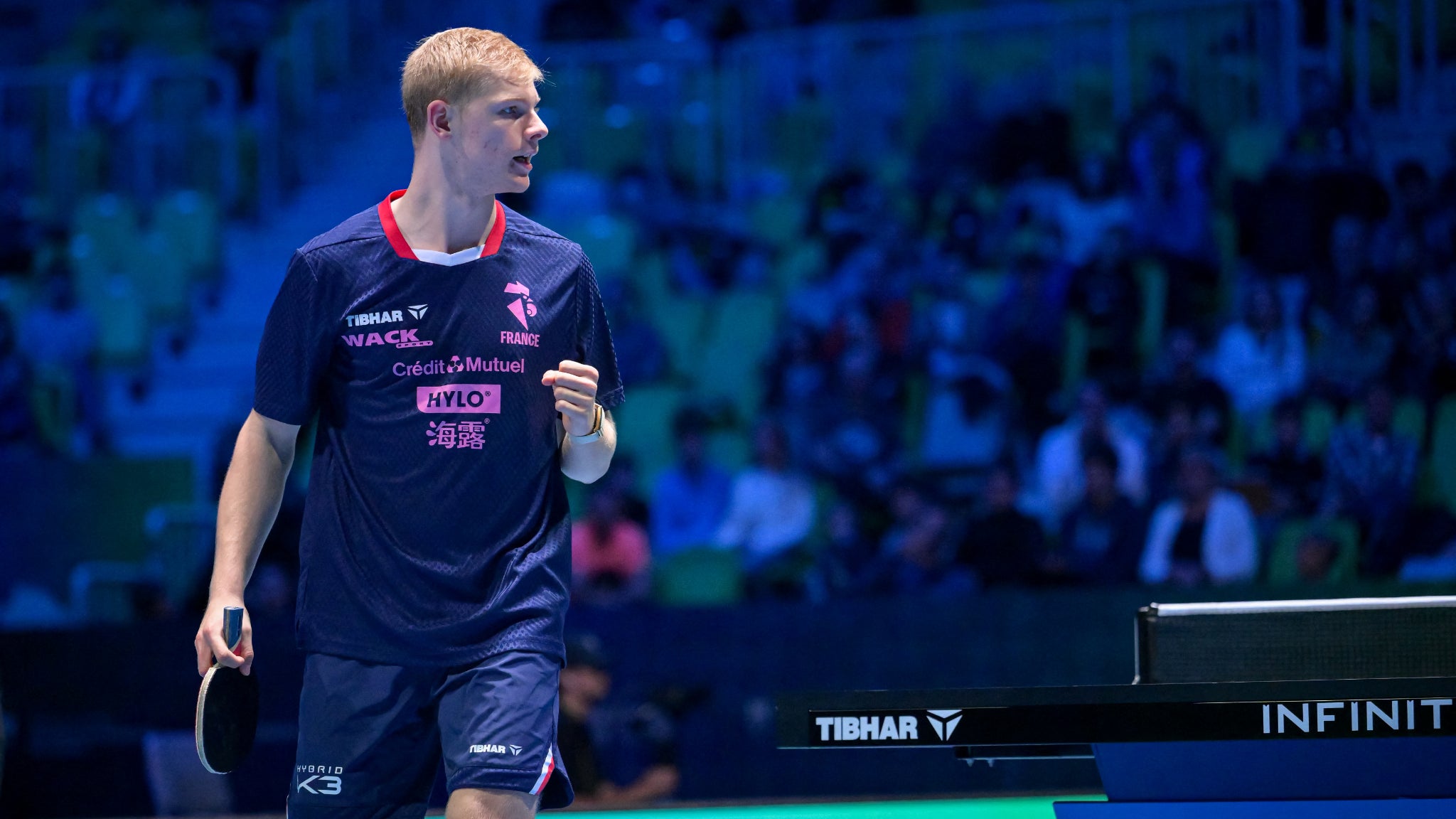 Tennis de table: incroyable Félix Lebrun titré après une finale dingue