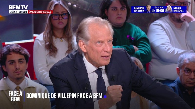 Dominique de Villepin, ancien Premier ministre, propose "un profond changement" du financement de la protection sociale"