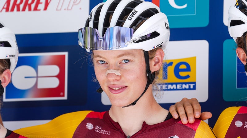 La Francaise Julie Bego de l equipe Cofidis Women Team lors des Championnats de France de cyclisme sur route le 27 juin 2026 2327205
