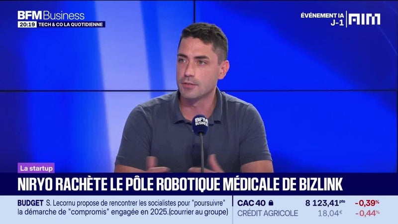 Marc-Henri Frouin (Niryo) : Niryo rachète le pôle robotique médicale de BizLink - 23/09