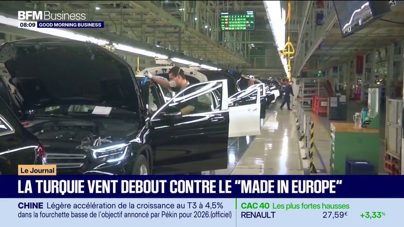 La Turquie mise à l’écart de l’industrie automobile européenne