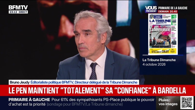 Le Pen maintient « totalement » sa « confiance » à Bardella - 03/10