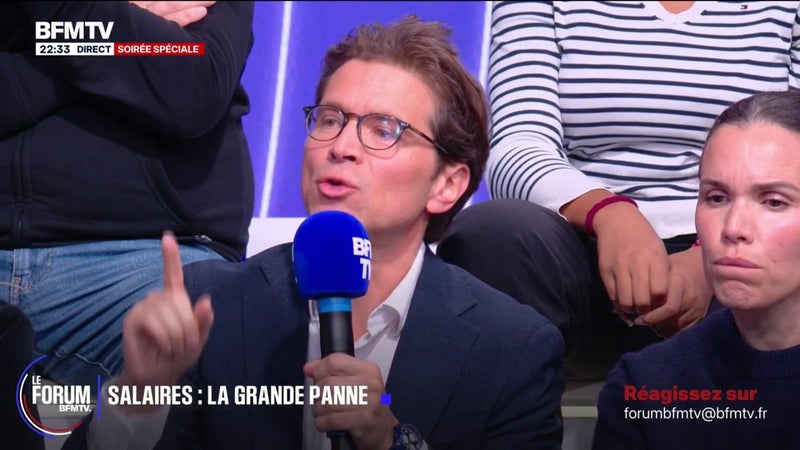 FORUM BFMTV – Pouvoir d'achat: "Vous voulez vous débarrasser des riches, moi, je veux me débarrasser de la pauvreté", lance Geoffroy Didier, président délégué LR de la région Île-de-France
