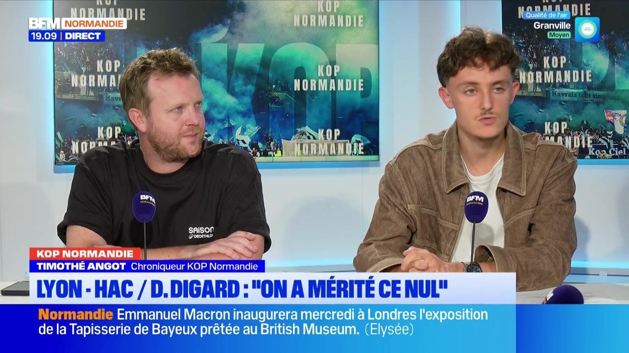 Kop Normandie du lundi 31 août - Le Havre ramène son premier point de Lyon