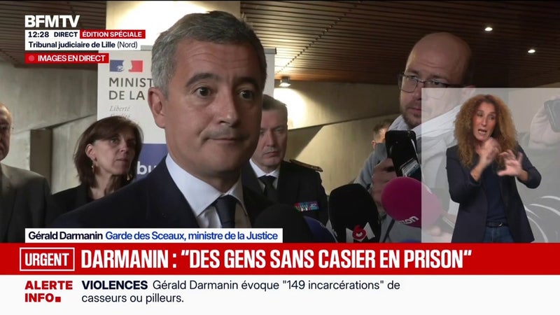Mobilisation du 17 octobre: "Les manifestations se sont globalement bien passées", rappelle Gérald Darmanin, ministre de la Justice