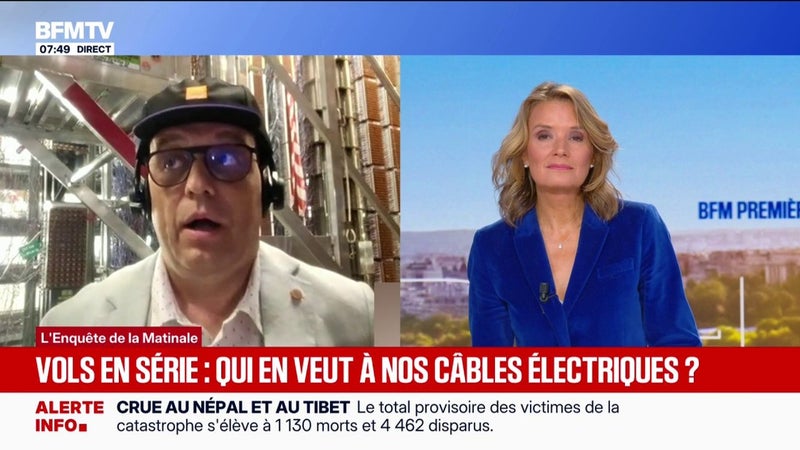 En un an le nombre de vols de câbles électriques a augmenté d'au moins 10% en France