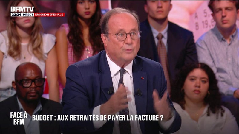 "Il n'y a pas de retraités riches", estime François Hollande, ancien président de la République