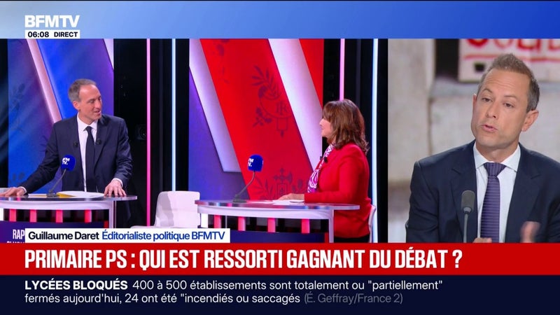 ÉDITO - Primaire de la gauche: qui ressort gagnant du débat sur BFMTV?