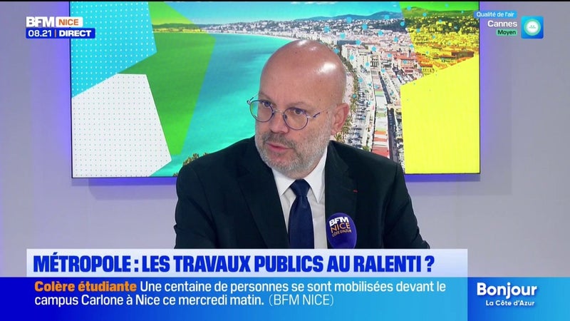Travaux publics au ralenti: Philippe Pradal interpelle Eric Ciotti