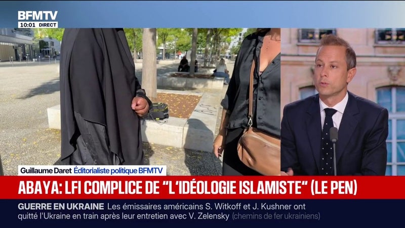 Abaya à l'école: Marine Le Pen accuse La France insoumise d'être les "sous-traitants de l'idéologie islamiste"