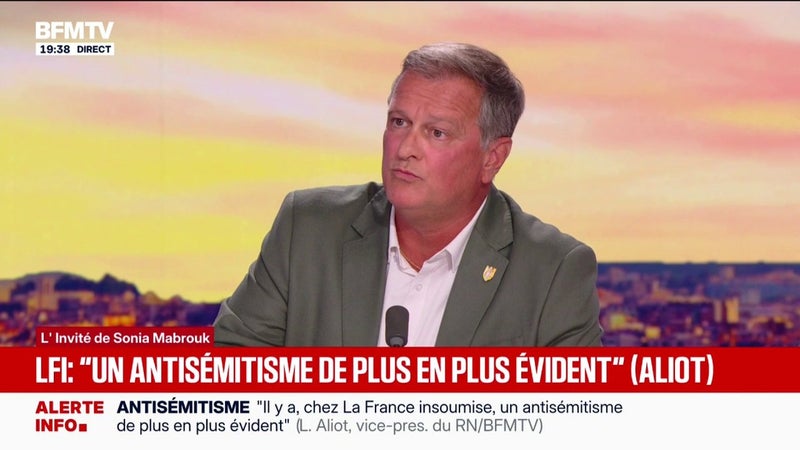 Liens supposés entre la Russie et le RN: "Quelquefois, l'intérêt supérieur du pays, c'est de discuter avec des gens avec lesquels nous n'avons rien à voir", estime Louis Aliot, vice-président du RN et maire de Perpignan