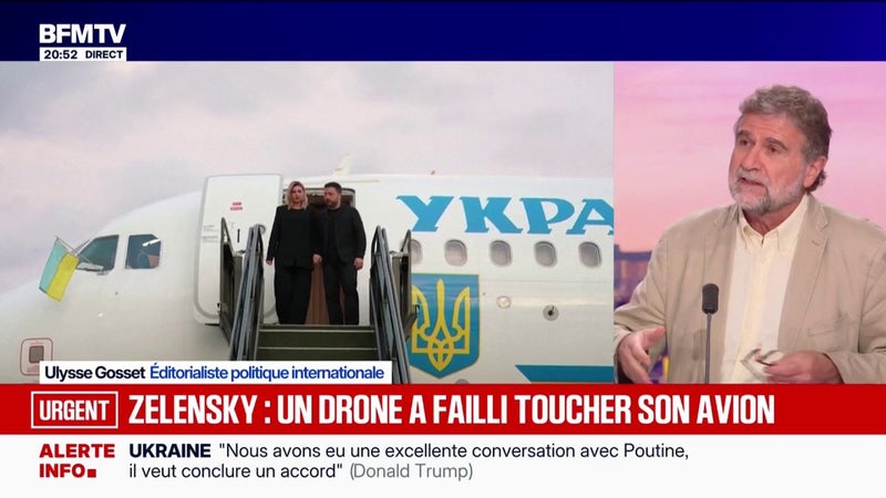 Alors qu'il décollait pour la Norvège, l'avion de Volodymyr Zelensky a failli être touché par un drone