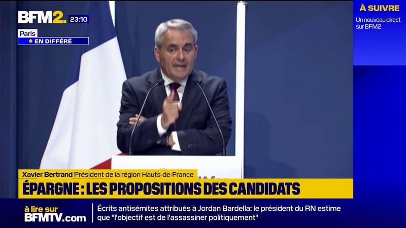 "Le patrimoine des Français leur appartient, il n'appartient pas à l'Etat" affirme Xavier Bertrand, président de la région Hauts-de-France