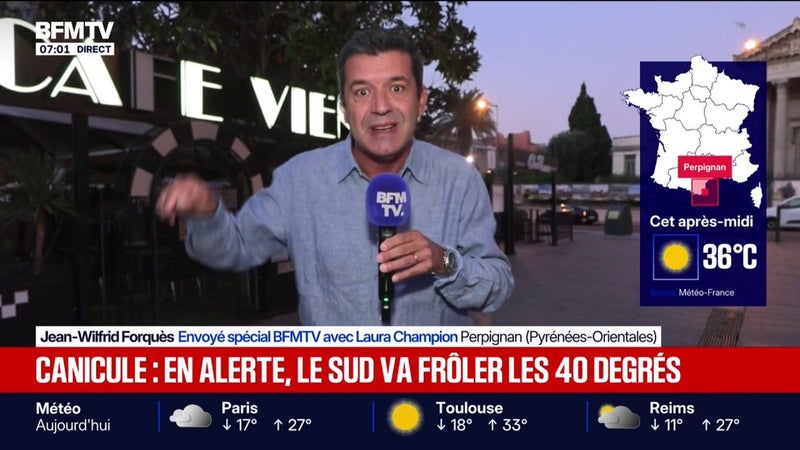 Canicule: en alerte le sud va frôler les 40 degrés