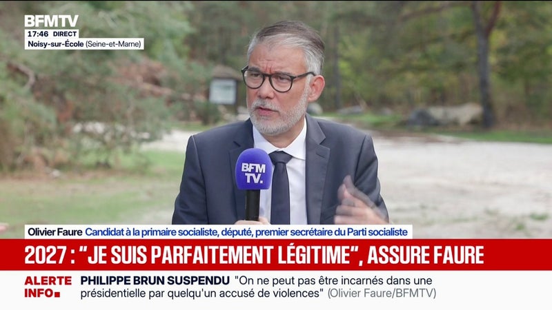 Légalisation du cannabis: "La question doit être posée", estime Olivier Faure, candidat à la primaire socialiste et Premier secrétaire du PS
