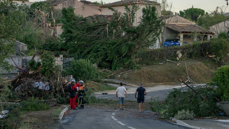 Tornade à Pomas dans l'Aude: 39 personnes blessées au total, plus aucune en urgence absolue