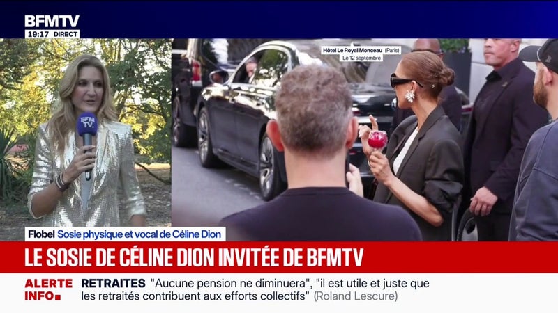 Concert de Céline Dion: "Les personnes sont très touchées par sa sincérité et son accessibilité", confie Flobel, sosie physique et vocal de Céline Dion
