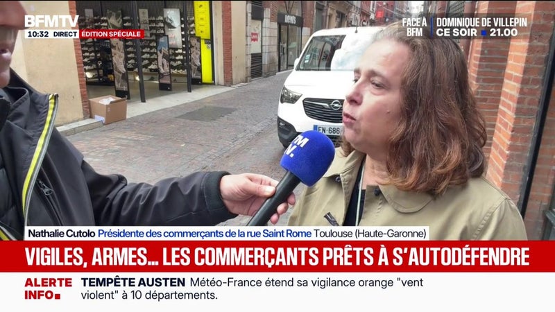 Mobilisation du 24 octobre: "On a décidé de mettre des chiens dans la rue", explique cette commerçante toulousaine