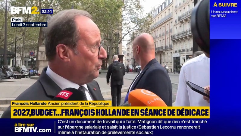 François Hollande, candidat à la présidentielle ? "Si ça doit venir, ça viendra", assure l’ancien président