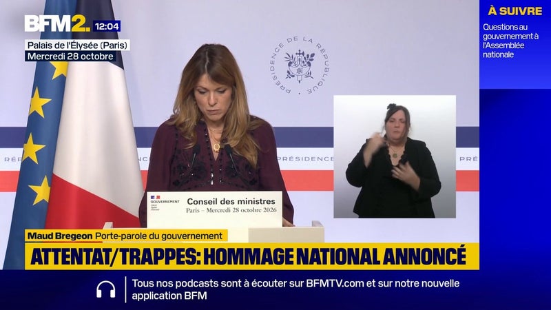 Attentat raciste à Trappes: un "hommage national sera rendu", annonce le gouvernement