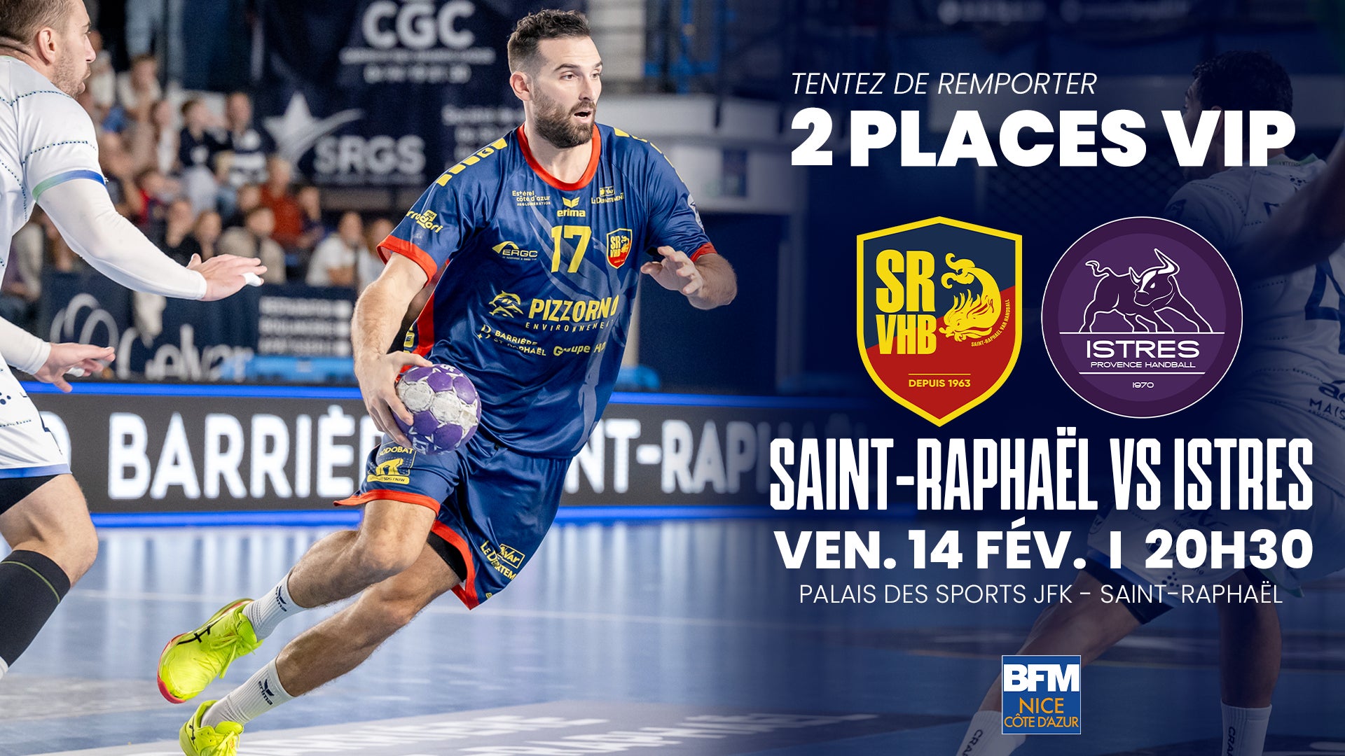 A gagner : vos places VIP pour un match du Saint-Raphaël Var Handball