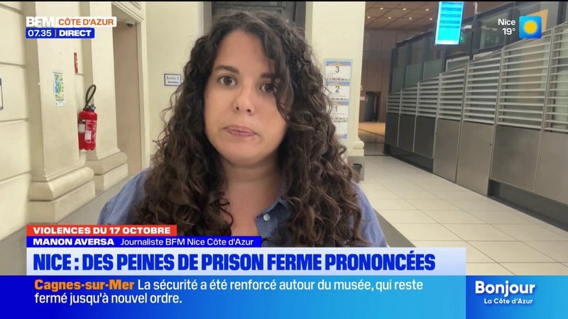 Violences du 17 octobre à Nice : des peines de 6 à 8 mois de prison ferme sous bracelet électronique